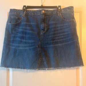 Dark Blue Old Navy Denim Mini Skirt